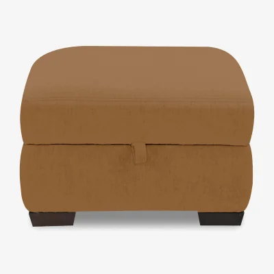 Furniture Village Saffron Fabric Storage Footstool
