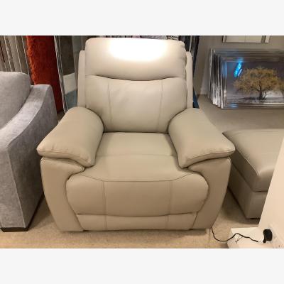 Furniture Village Sloane power chair and footstool