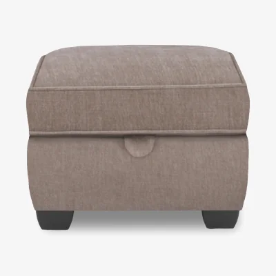 Furniture Village Regency Storage Footstool - Aston Latte