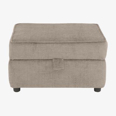Furniture Village Emilia Storage Footstool - Stone
