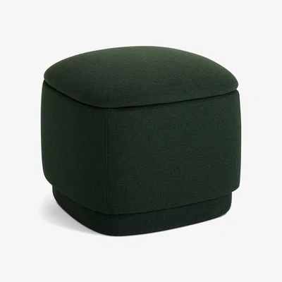 Habitat Habitat Fabric Storage Footstool - Green