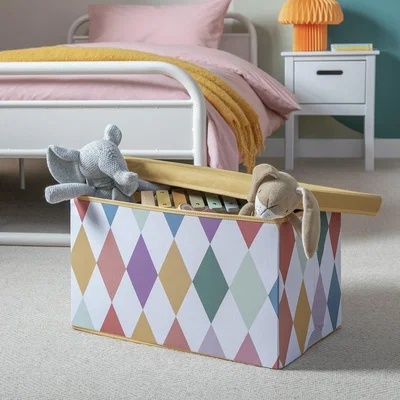 Habitat Habitat Kids Harley Foldable Ottoman Box - Multicolour