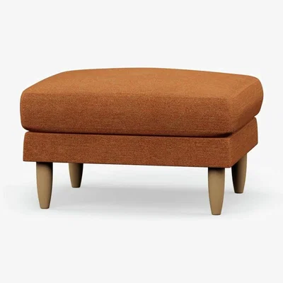 Habitat Hutch Fabric Footstool - Rust