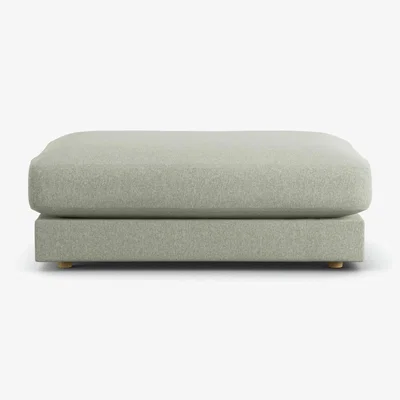 Habitat Habitat Ayr Fabric Footstool - Sage Green