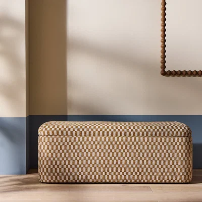 Habitat Habitat Vinny Fabric Ottoman - Khaki