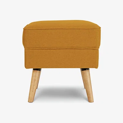 Habitat Habitat Callie Fabric Footstool - Yellow
