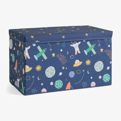 Habitat Habitat Kids Space Foldable Ottoman Box - Blue