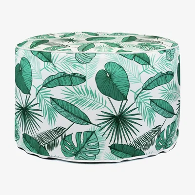 Habitat Streetwize Outdoor Botanical Palm Pouf Ottoman