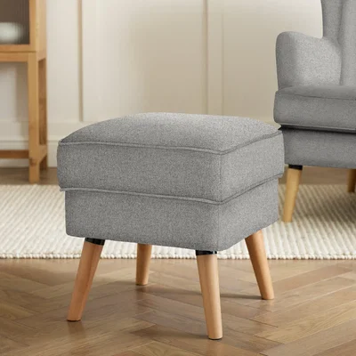 Habitat Habitat Callie Fabric Footstool - Grey