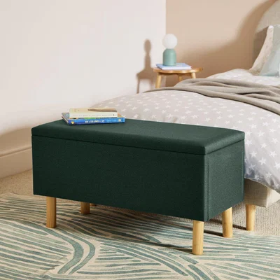 Habitat Habitat Olivia Large Ottoman Storage Box - Green