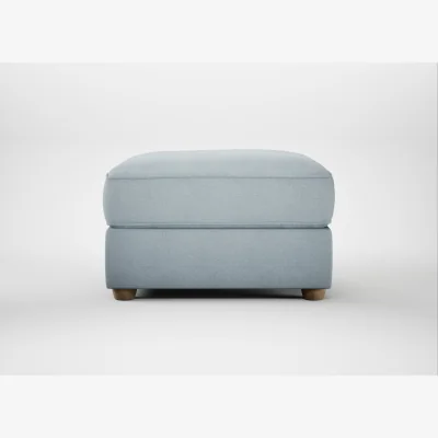 Heal's Heal's Tailor Rectangular Footstool Capelo Linen-Cotton Sea Shanty Natural Feet
