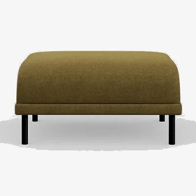 Heal's Heal's Harri Footstool Smart Luxe Velvet Peridot