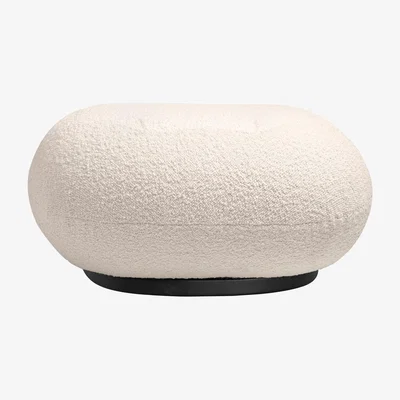 Heal's Gubi Pacha Ottoman with Matt Black Base