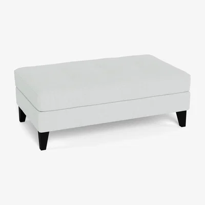 Heal's Heal's Mistral Footstool Broad Weave Tin Natural