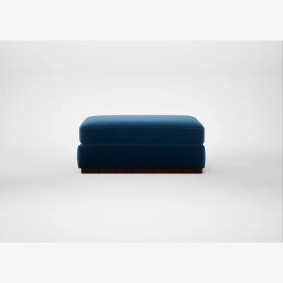 Heal's Heal's Trento Ottoman Cotton Velvet Petrol