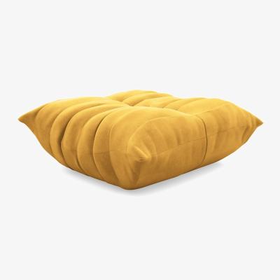 Heal's Ligne Roset Togo Footstool Alcantara Curry
