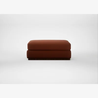 Heal's Heal's Trento Ottoman Smart Cotton Linen Rust