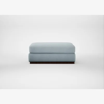 Heal's Heal's Trento Ottoman Capelo Linen-Cotton Sea Shanty