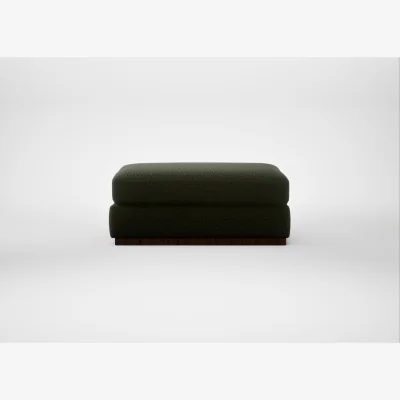 Heal's Heal's Trento Ottoman Boucle Velvet Wilder