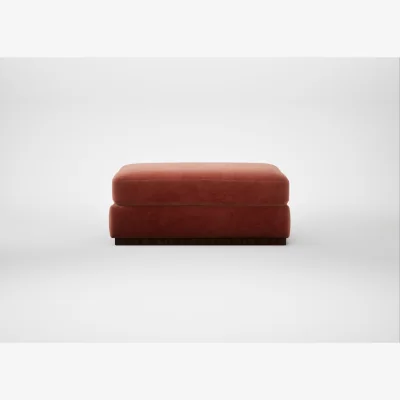 Heal's Heal's Trento Ottoman Smart Luxe Velvet Tawny