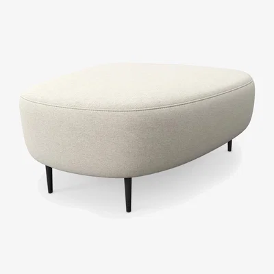 John Lewis John Lewis Lozenge Footstool, Metal Legs