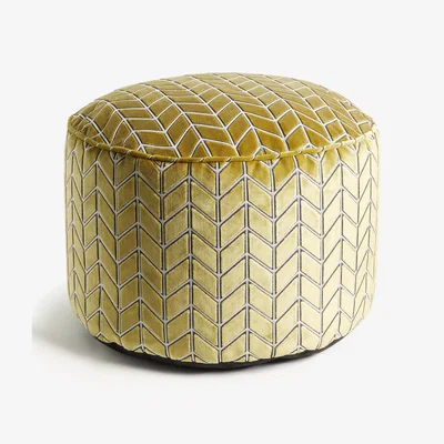 John Lewis Harlequin Perplex Pouffe, Ochre