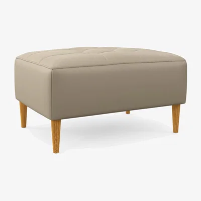 John Lewis John Lewis Draper II Footstool, Light Leg