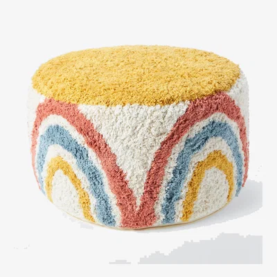 John Lewis John Lewis Rainbow Tufted Pouffe