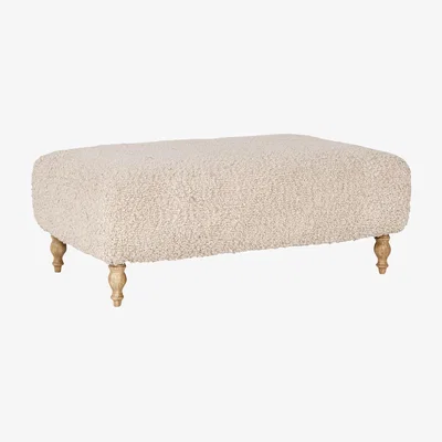 John Lewis nkuku Otas Teddy Ottoman, Off White
