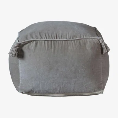 Knees Sheridan Pouffe - Silver