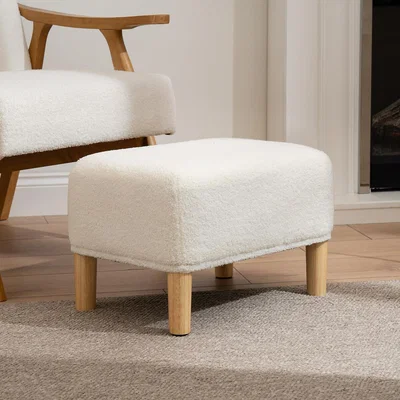 La Redoute Mid Century Boucle Footstool