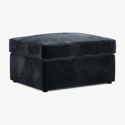 La Redoute Jay-Be® Luxe Velvet Footstool Sofa Bed with Comfort Mattress