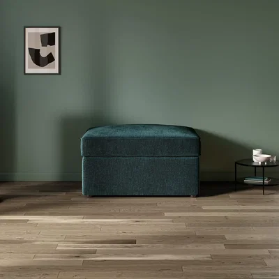 La Redoute Jay-Be® Cosy Chenille Footstool Sofa Bed with Comfort Mattress