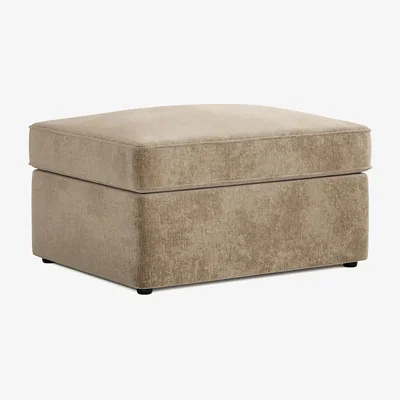 La Redoute Jay-Be® Cosy Chenille Footstool Sofa Bed with Comfort Mattress