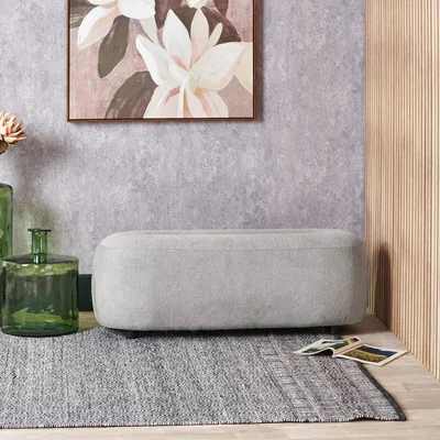 La Redoute Carys Chenille Footstool