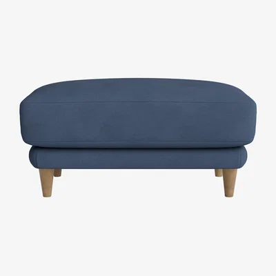 Loaf Sugar Bum Footstool (Sloe Berry Bush Clever Cotton)