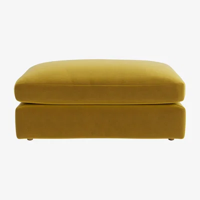 Loaf Big Easy Footstool (Honey Pot Clever Velvet)