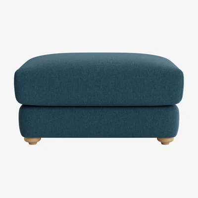 Loaf Smooch Footstool (Hosepipe Clever Linen)