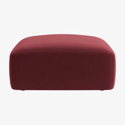 Loaf Squishblocks Footstool, Sm Sqre (Drenched Damsons Clever Velvet)