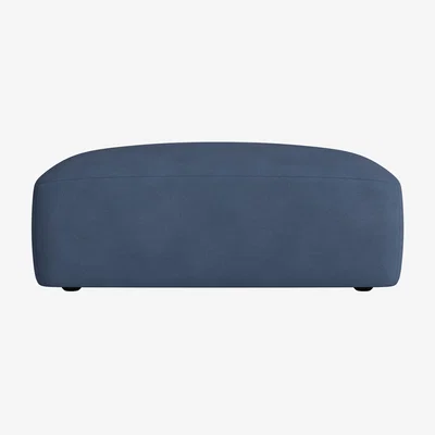Loaf Squishblocks Footstool, Med Rect (Sloe Berry Bush Clever Cotton)
