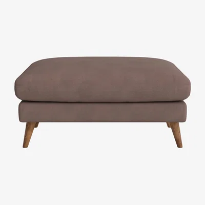 Loaf Groover Footstool (Muddy Footprint Clever Cotton)