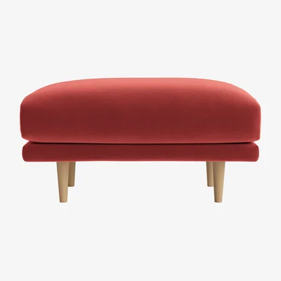 Loaf Jeffers Footstool (Rocking Horse Clever Velvet)