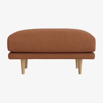 Loaf Jeffers Footstool (Cinnamon Bun Clever Linen)