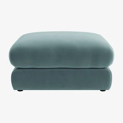Loaf Wodge Footstool (Beach Ball Clever Velvet)