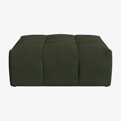 Loaf Top of the Blocks Footstool, Med Sqre (Woody Walk Clever Cotton)