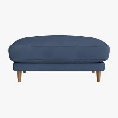 Loaf Dawdler Footstool (Sloe Berry Bush Clever Cotton)