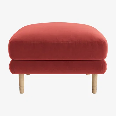 Loaf Sugarloaf Footstool, Med Sqre (Rocking Horse Clever Velvet)
