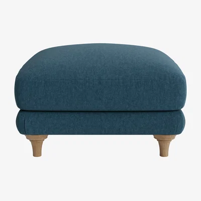 Loaf Sugarloaf Footstool, Med Sqre (Hosepipe Clever Linen)