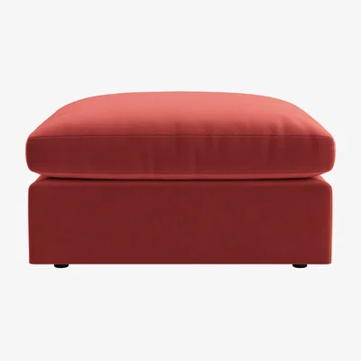 Loaf Cuddlemuffin Footstool (Rocking Horse Clever Velvet)