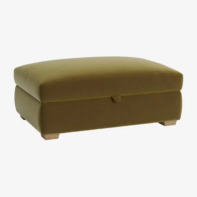 Loaf Bumper Storage Footstool